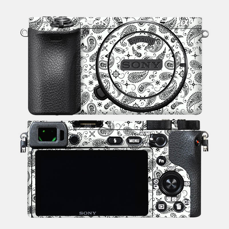 White Paisley Full Body