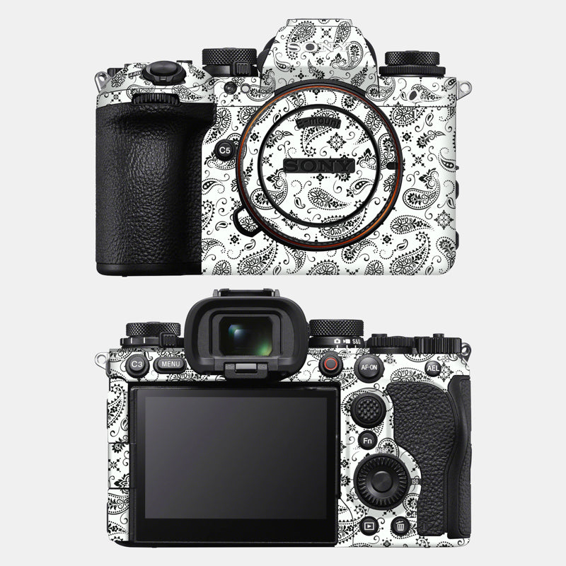 White Paisley Full Body