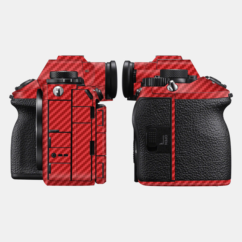 Carbon Fibre Red Full Body