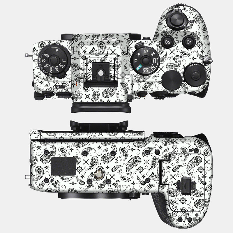 White Paisley Full Body