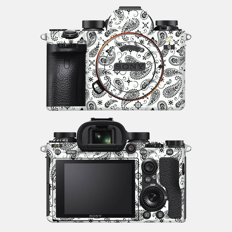 White Paisley Full Body