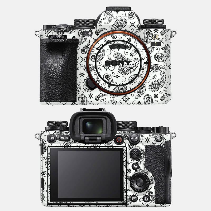 White Paisley Full Body