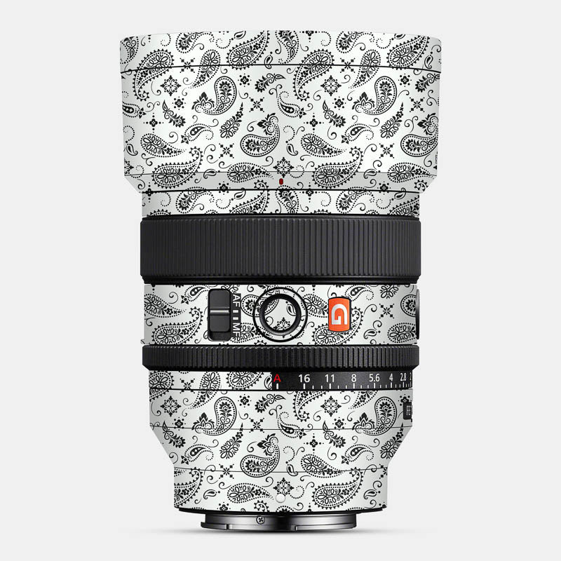 White Paisley Full Body