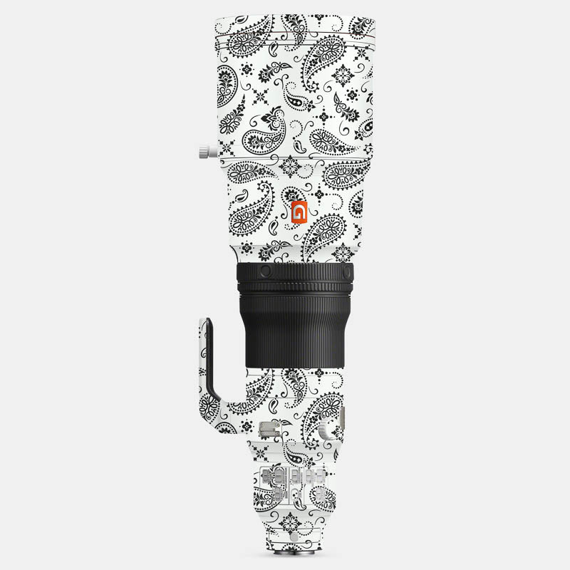 White Paisley Full Body