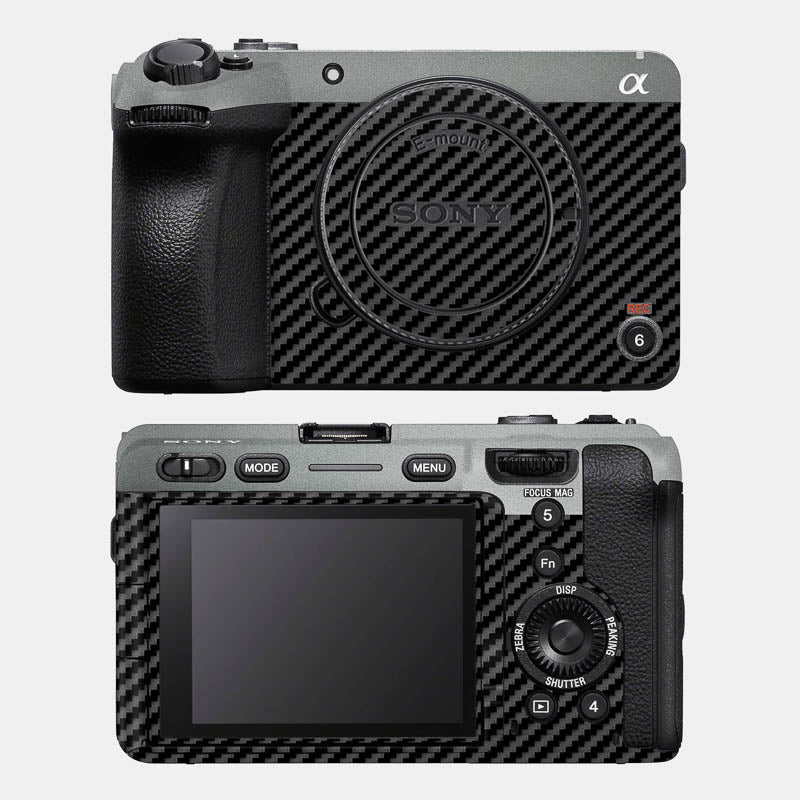 Retro Carbon Fibre Black Full Body