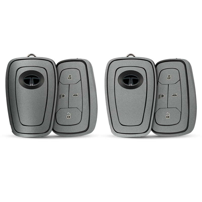 Satin Metiorite Silver Key-1 + Key-2