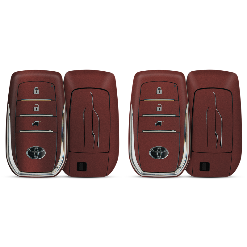 Satin Mercury Red Key-1 + Key-2