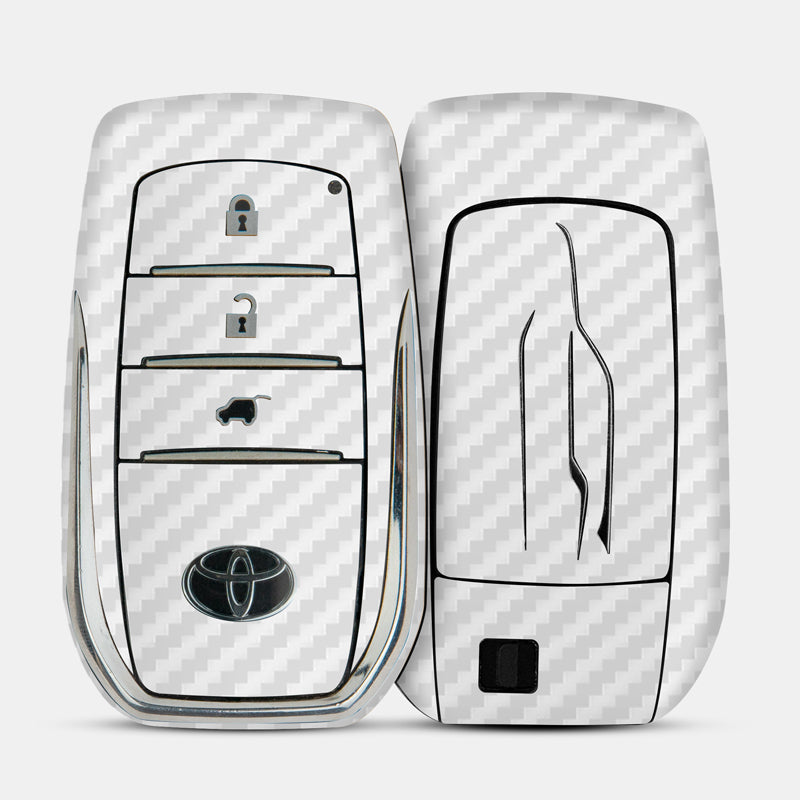 Carbon Fibre White Key-1