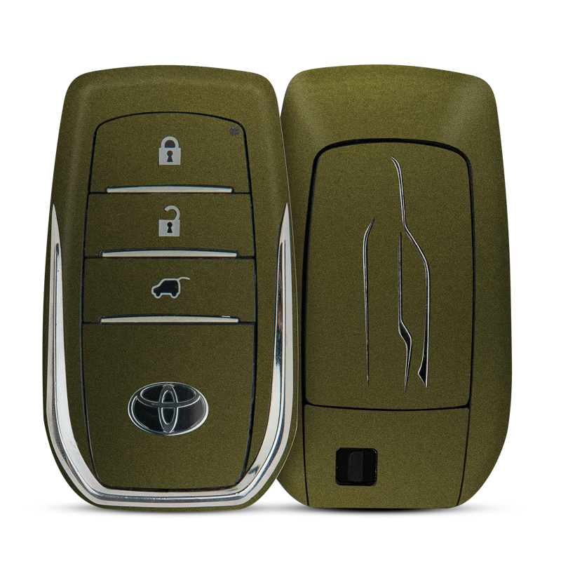 Satin Golden Black Key-1