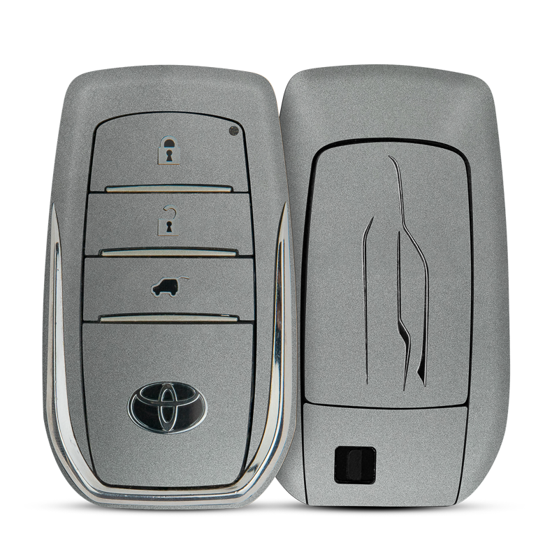 Satin Metiorite Silver Key-1