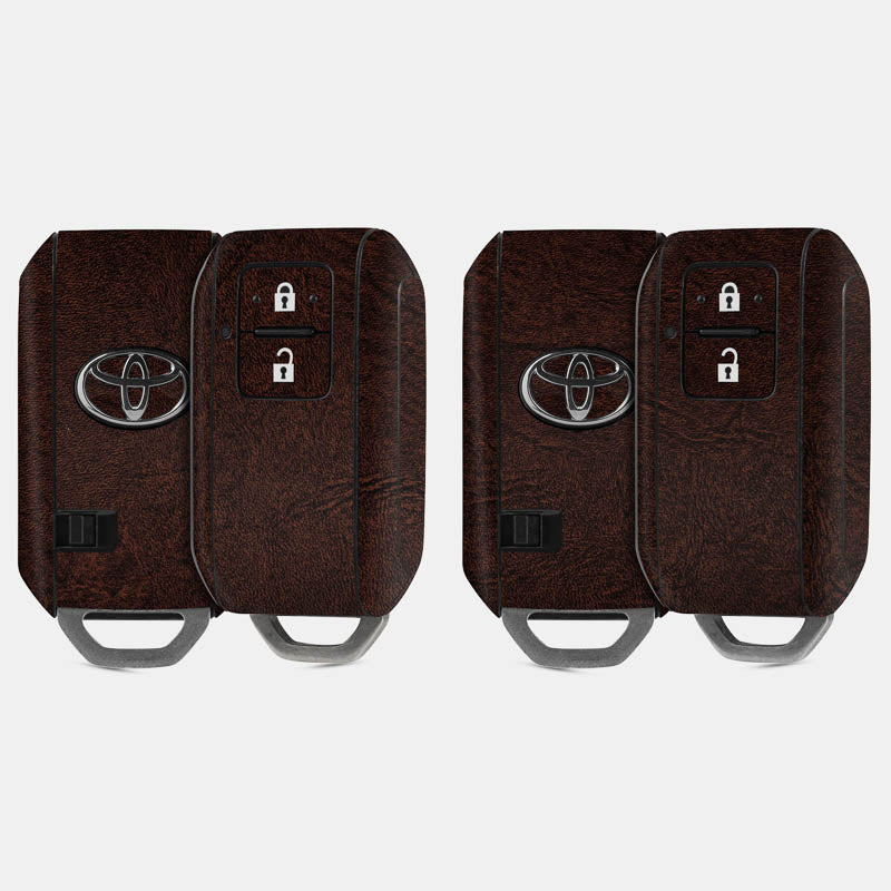 Brown Leather Key-1 + Key-2
