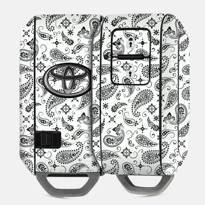 White Paisley Key-1