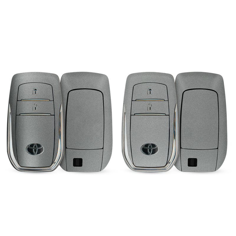 Satin Metiorite Silver Key-1 + Key-2