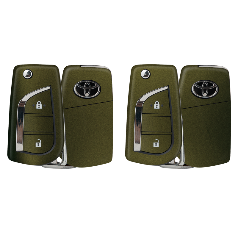 Satin Golden Black Key-1 + Key-2