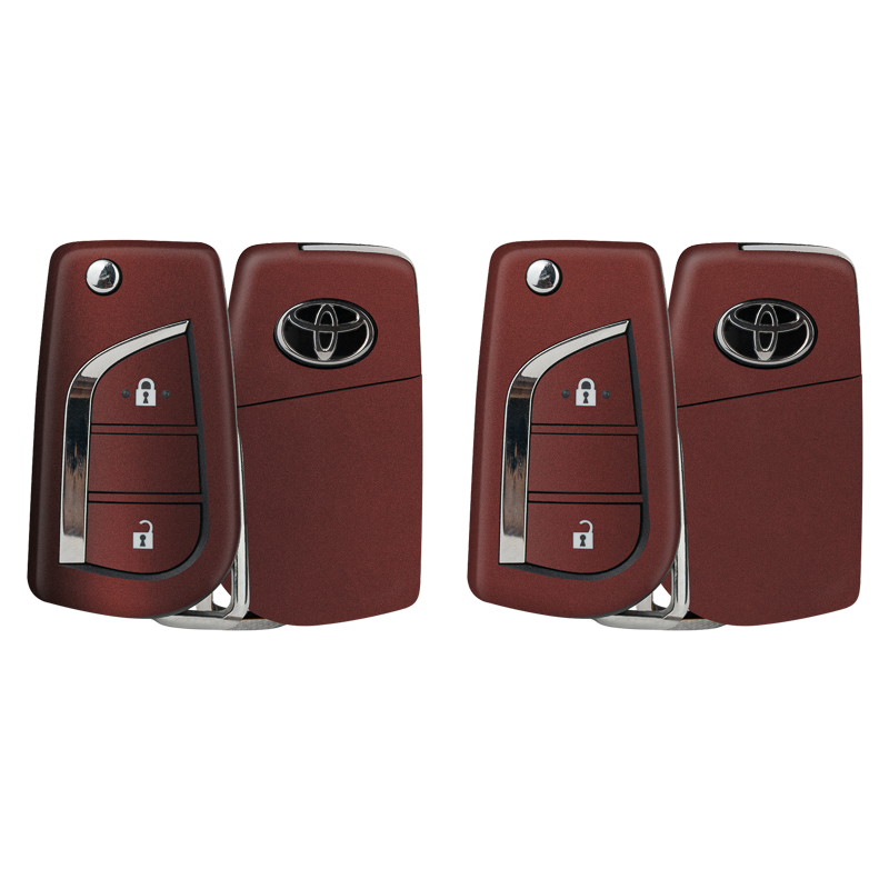 Satin Mercury Red Key-1 + Key-2