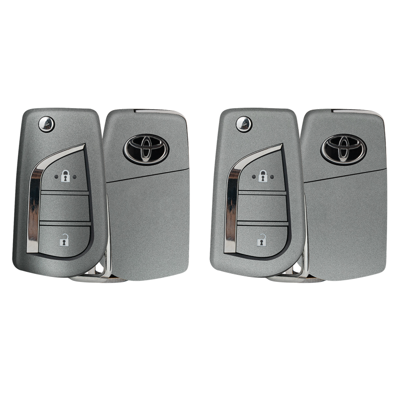 Satin Metiorite Silver Key-1 + Key-2