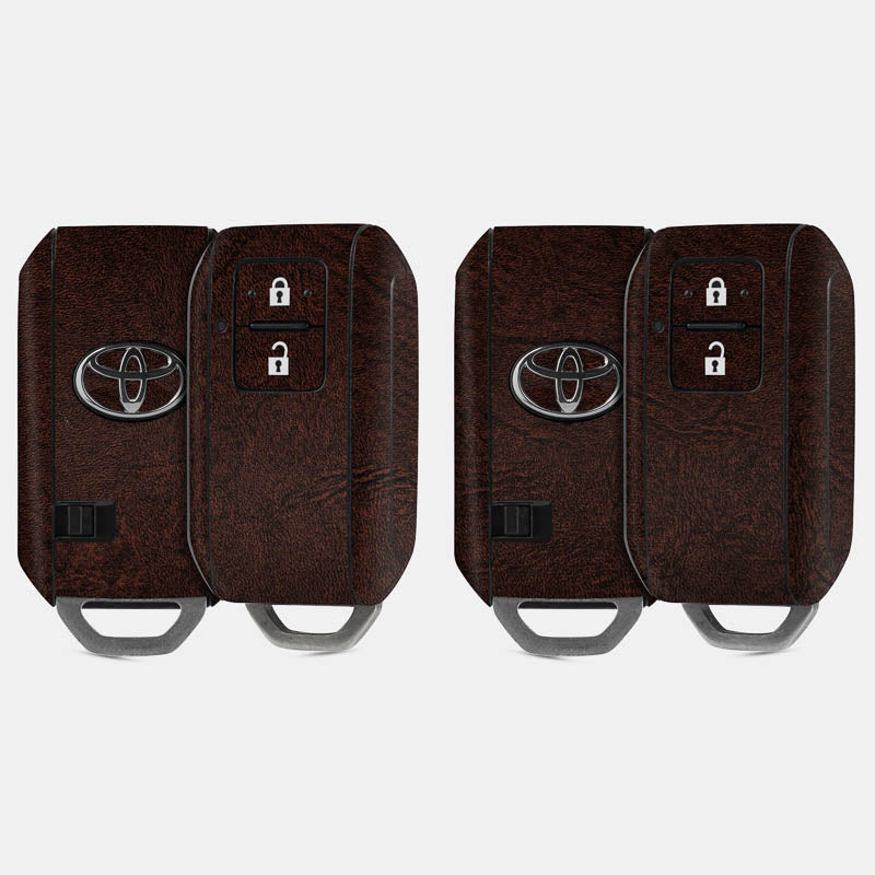 Brown Leather Key-1 + Key-2