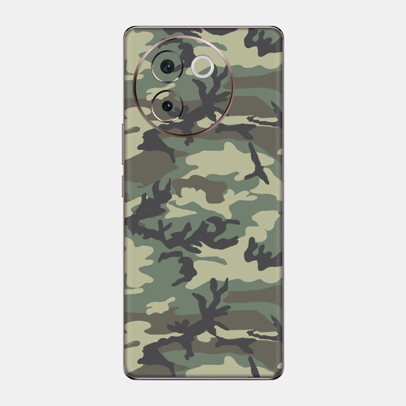 Forest Camo Glass Back