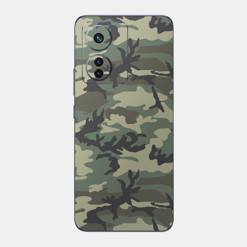 Forest Camo Glass Back