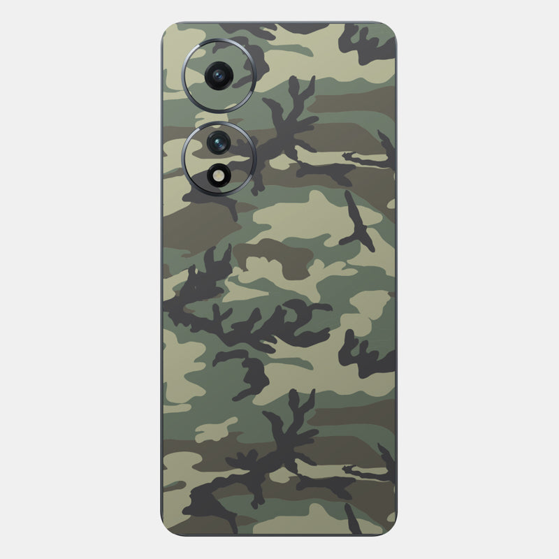 Forest Camo Glass Back