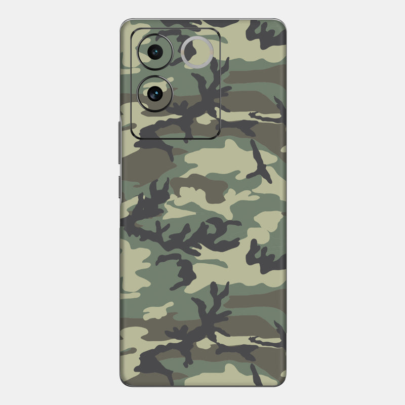 Forest Camo Glass Back