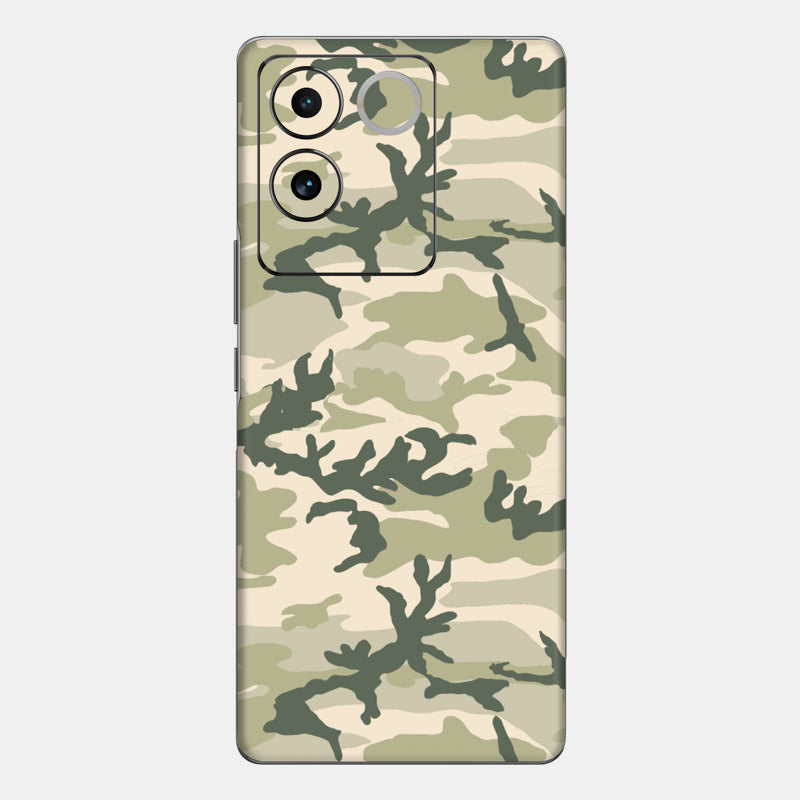 Military Camo Glass Back