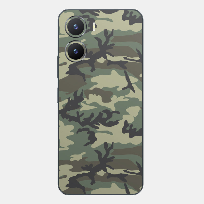 Forest Camo Glass Back