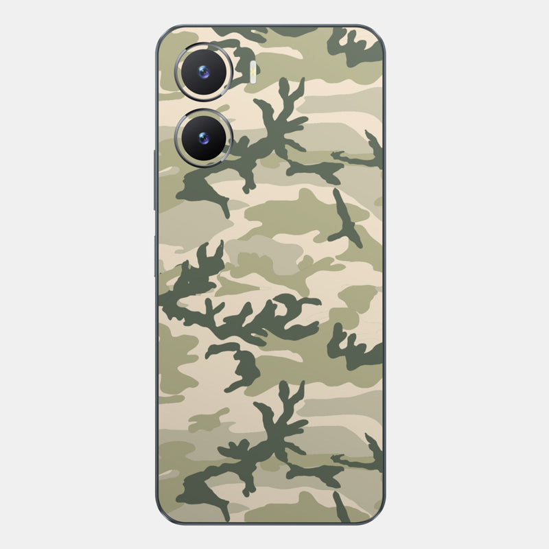 Military Camo Glass Back