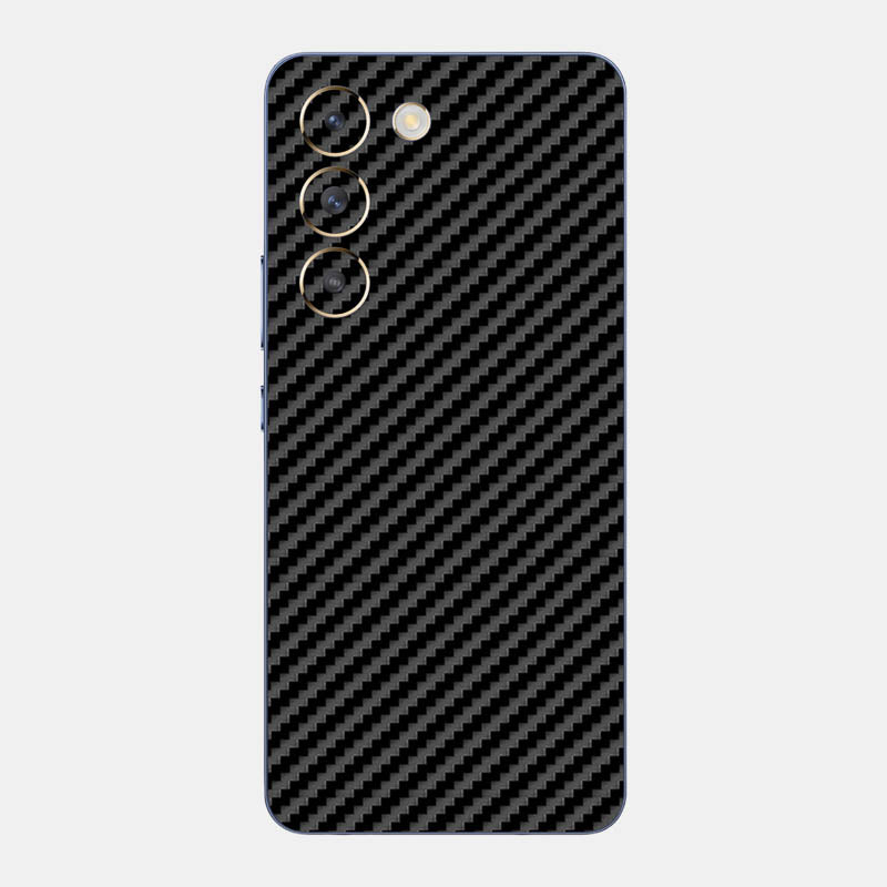 Carbon Fibre Black Glass Back