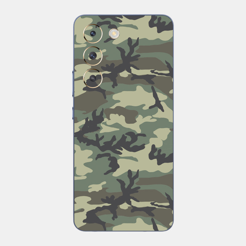 Forest Camo Glass Back