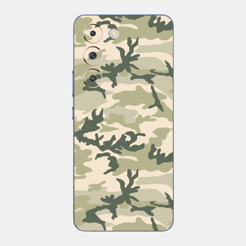 Military Camo Glass Back