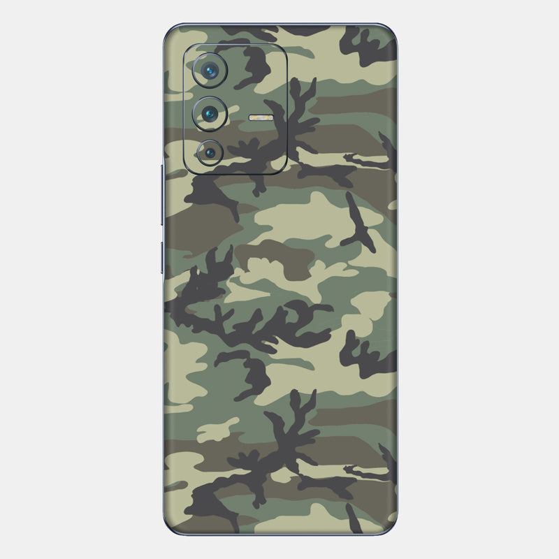 Forest Camo Glass Back