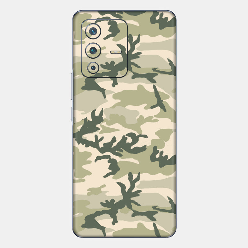 Military Camo Glass Back
