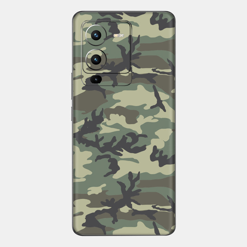 Forest Camo Glass Back