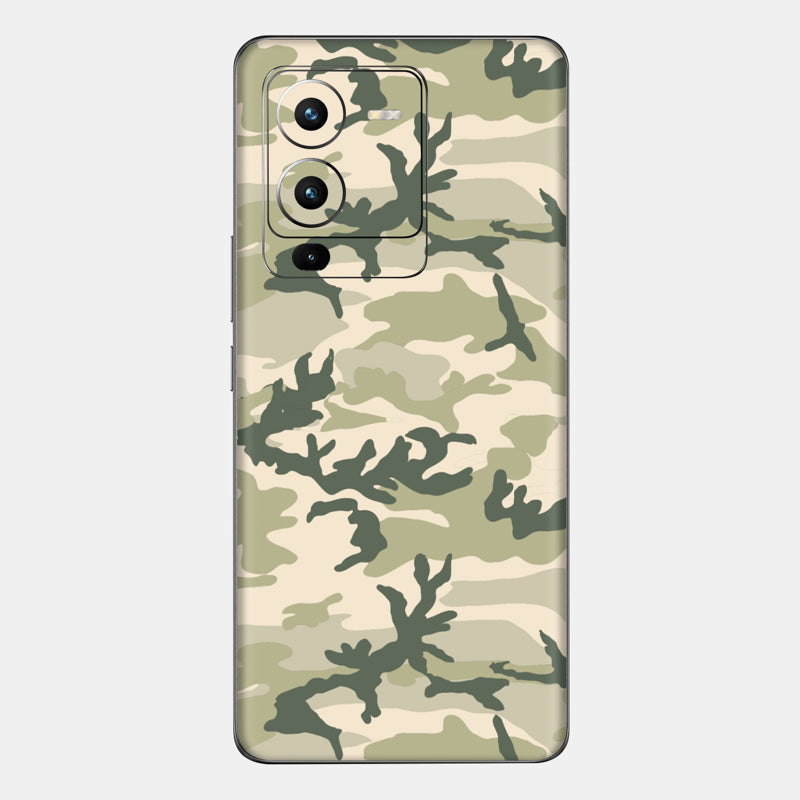Military Camo Glass Back