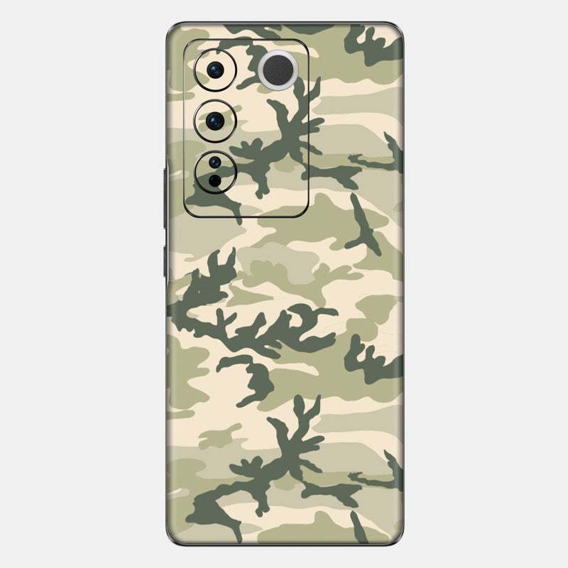 Military Camo Glass Back