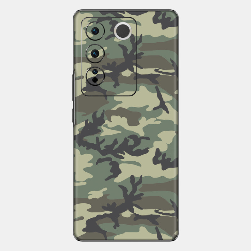 Forest Camo Glass Back