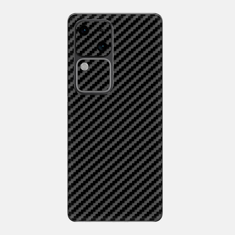 Carbon Fibre Black Glass Back