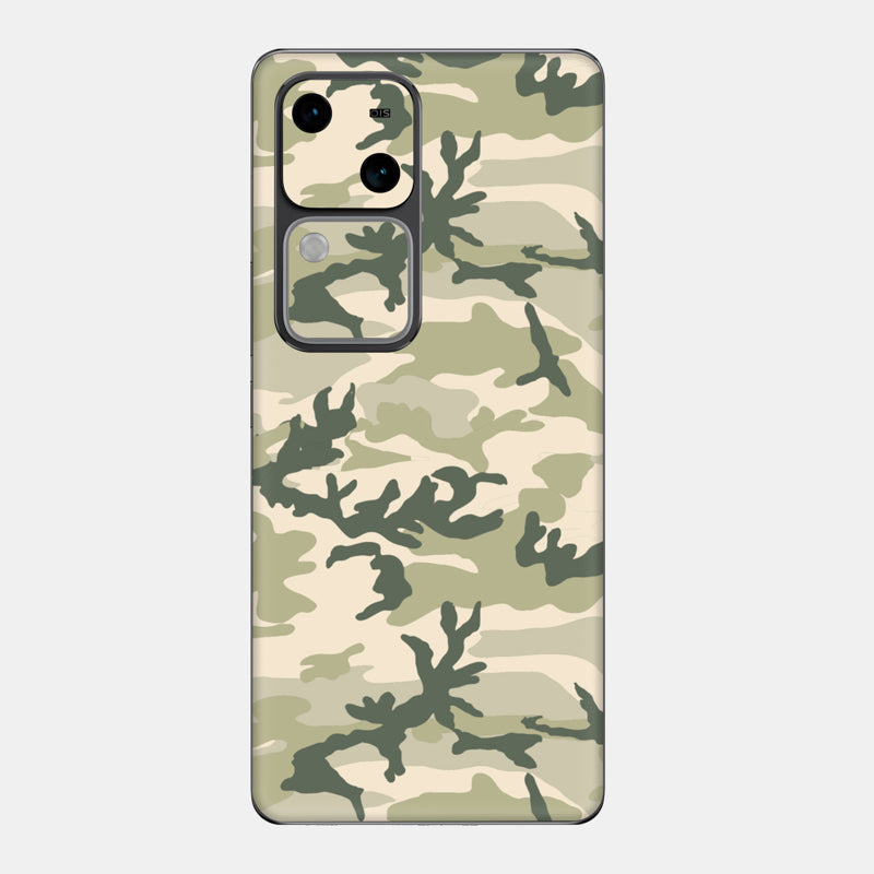 Military Camo Glass Back