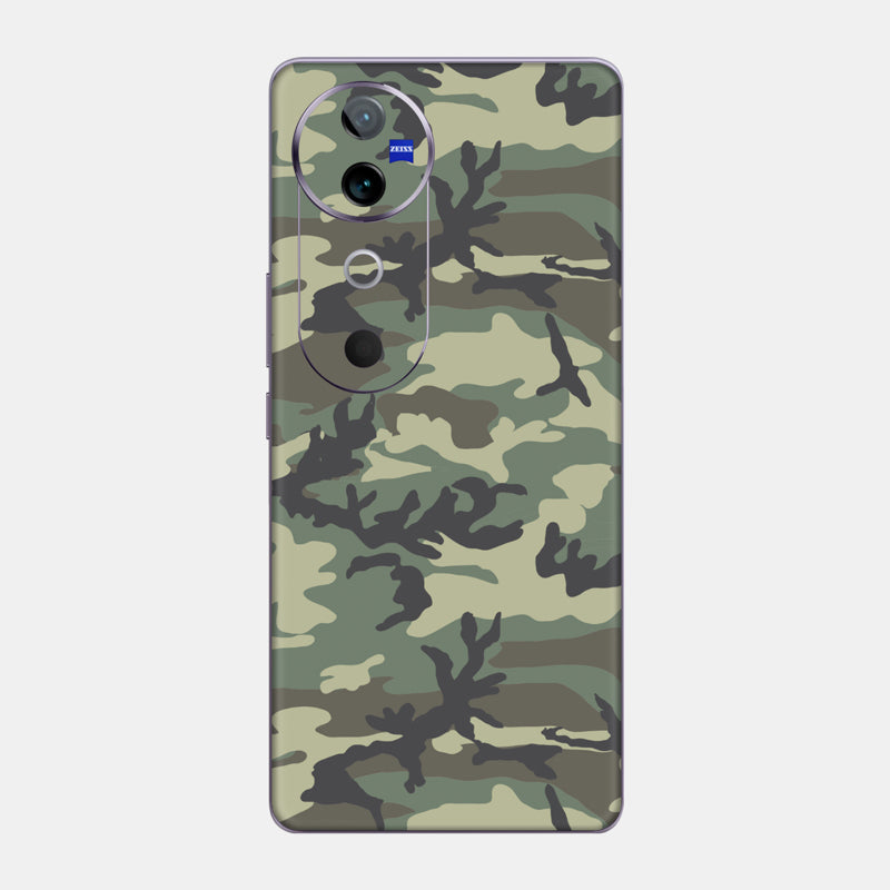 Forest Camo Glass Back