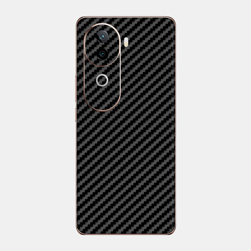 Carbon Fibre Black Glass Back