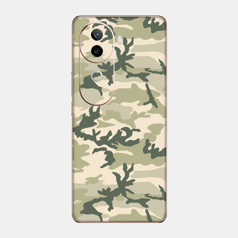 Military Camo Glass Back