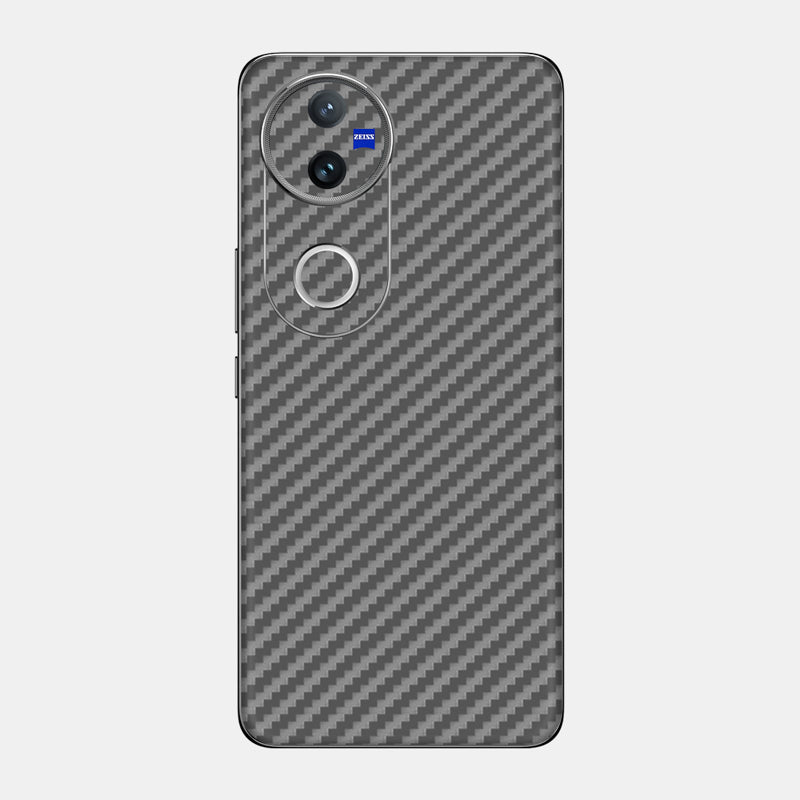Carbon Fibre Grey Glass Back