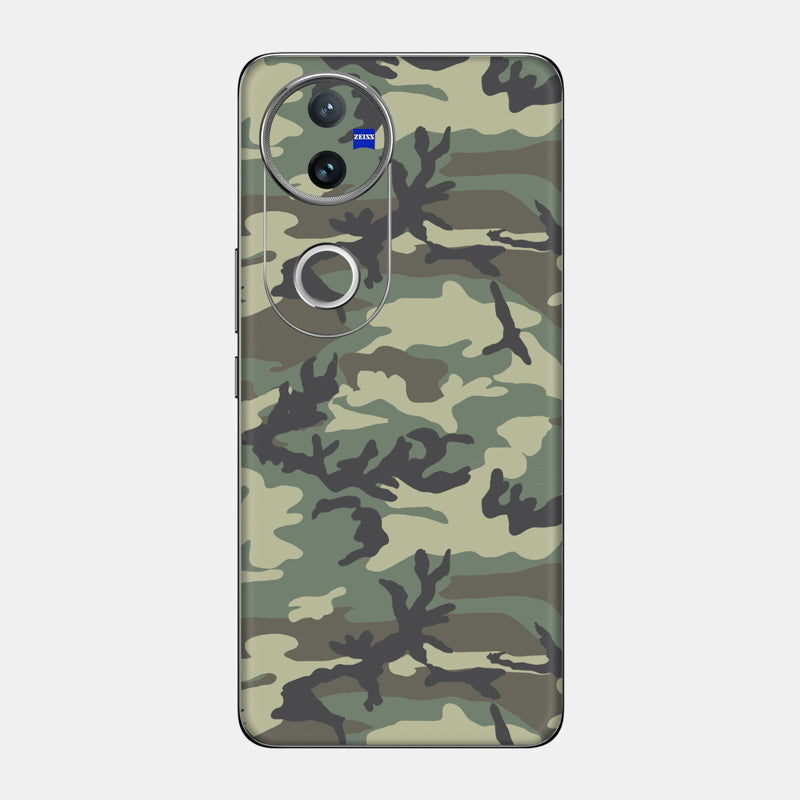 Forest Camo Glass Back