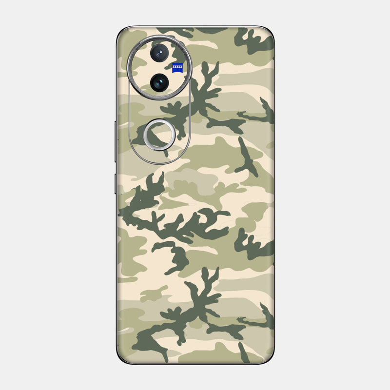 Military Camo Glass Back