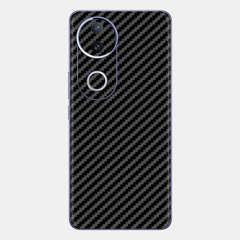 Carbon Fibre Black Glass Back