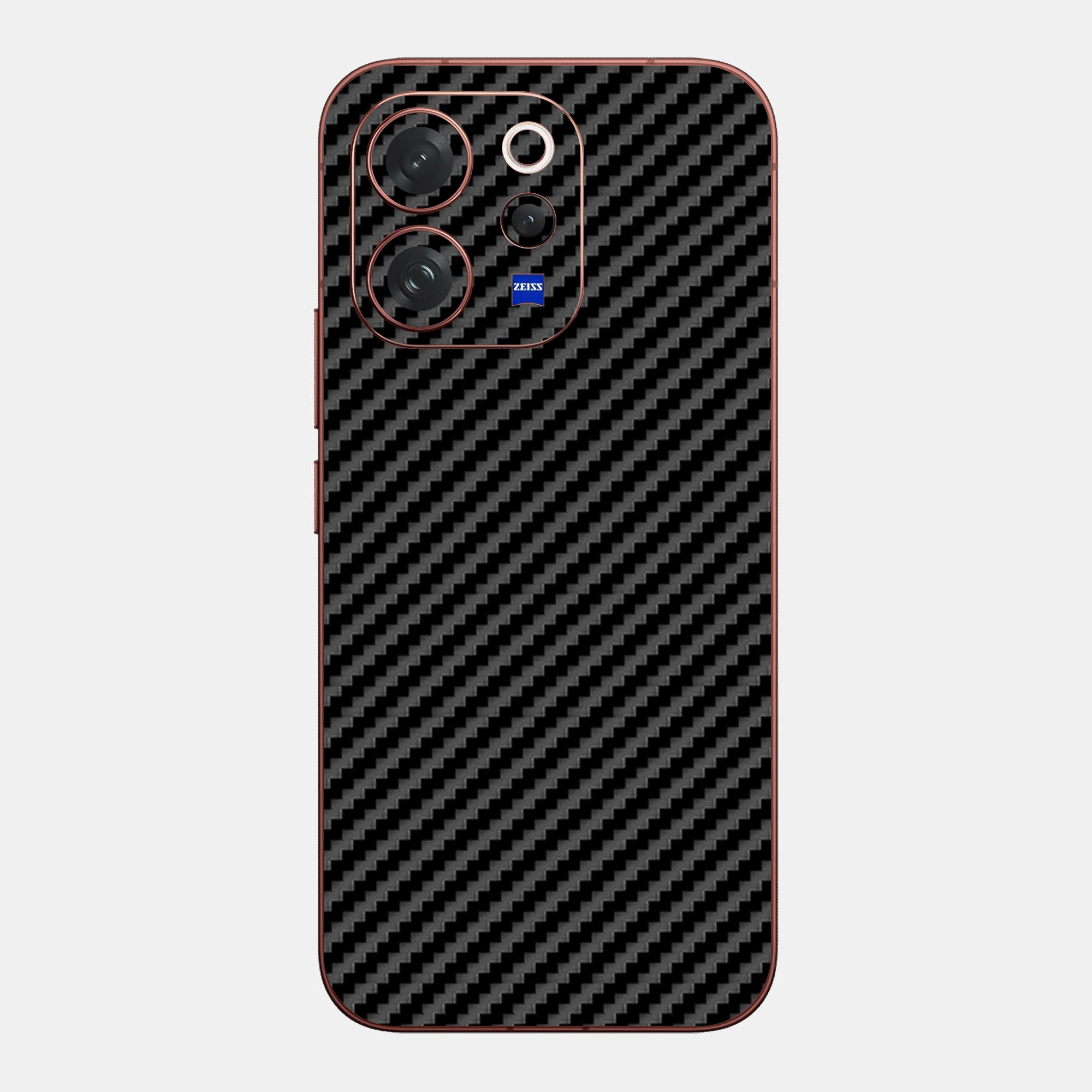 Carbon Fibre Black Glass Back