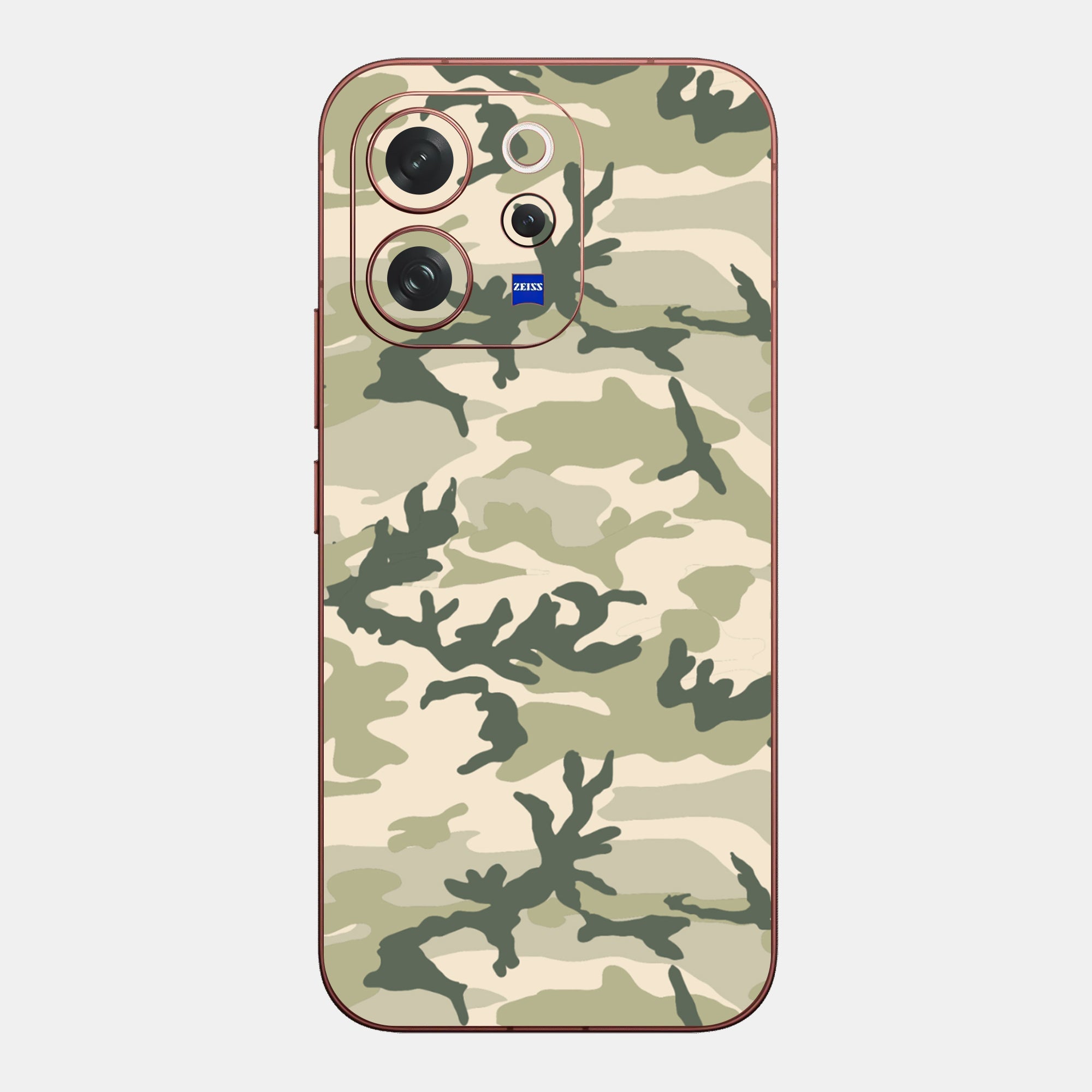 Military Camo Glass Back