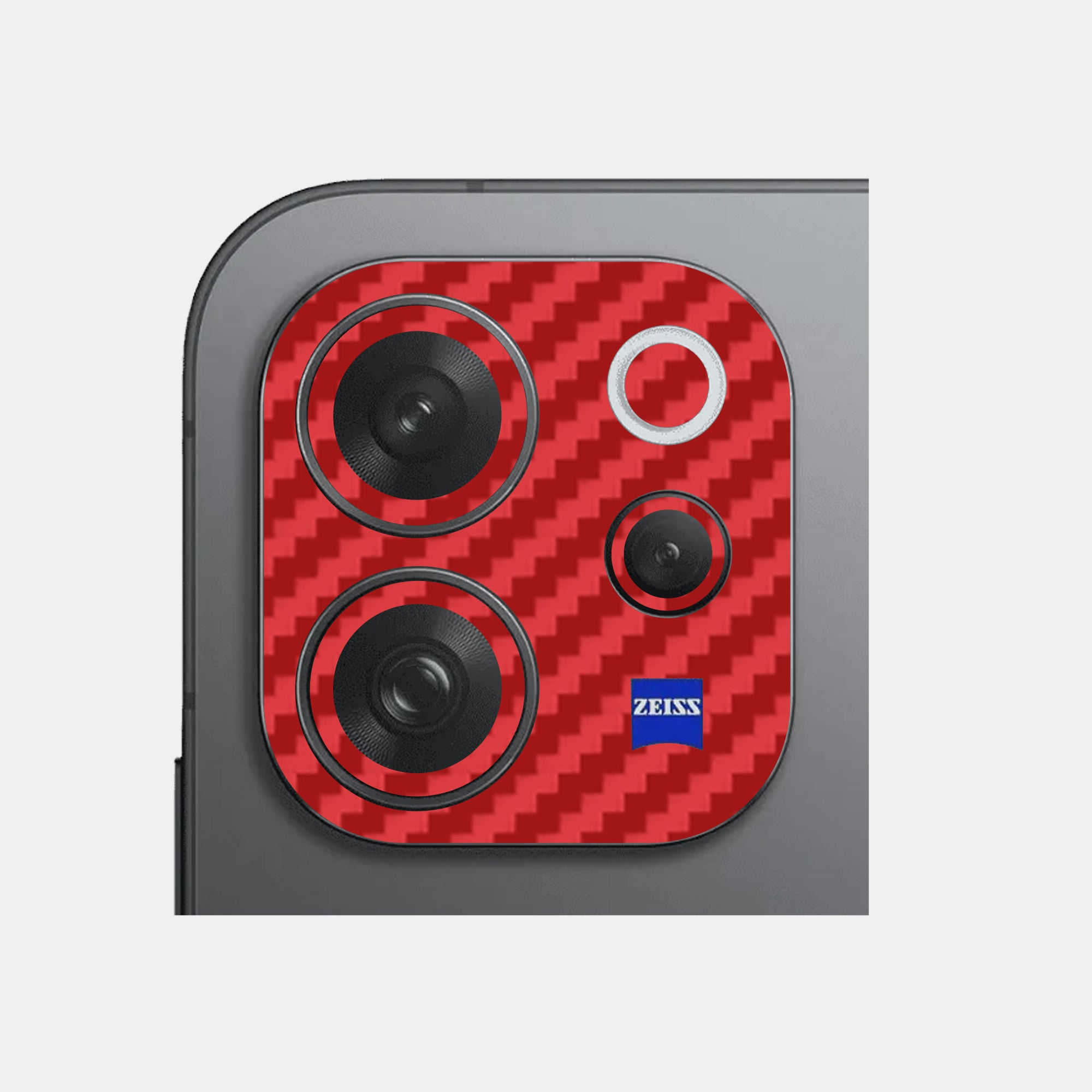 Carbon Fibre Red Pack of 2