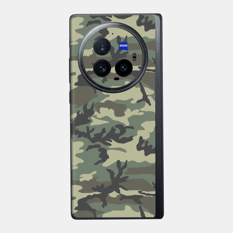 Forest Camo Glass Back